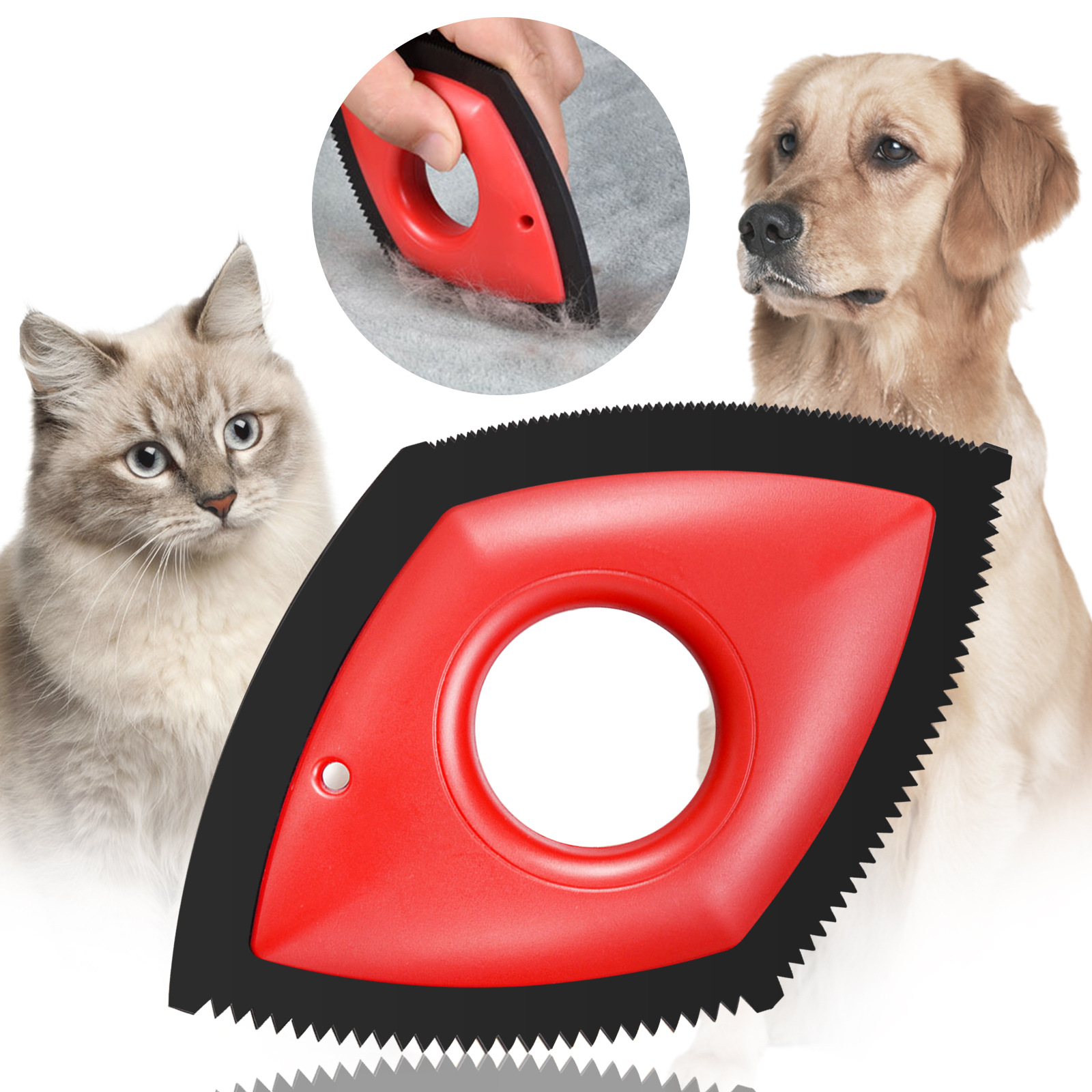 Pet Brush Cat Pet Hair Remover Pet Comb Car Sofa Carpet Cleaning Brush