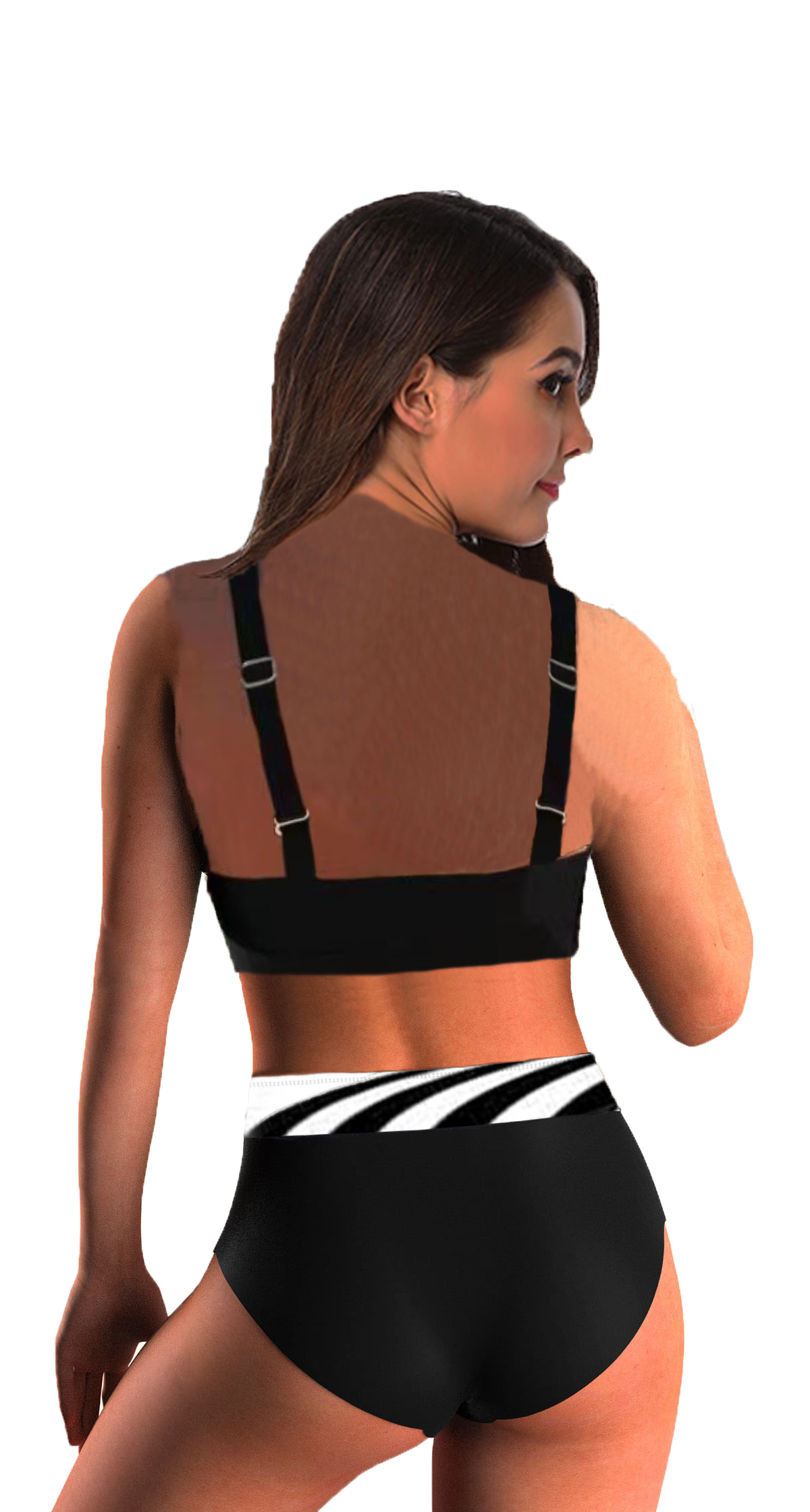 New Swimwear Printed Swimwear Colorful Pattern Swimwear Strap Chest Cushion No Steel Support Women's Swimwear Swimwear - Image 6