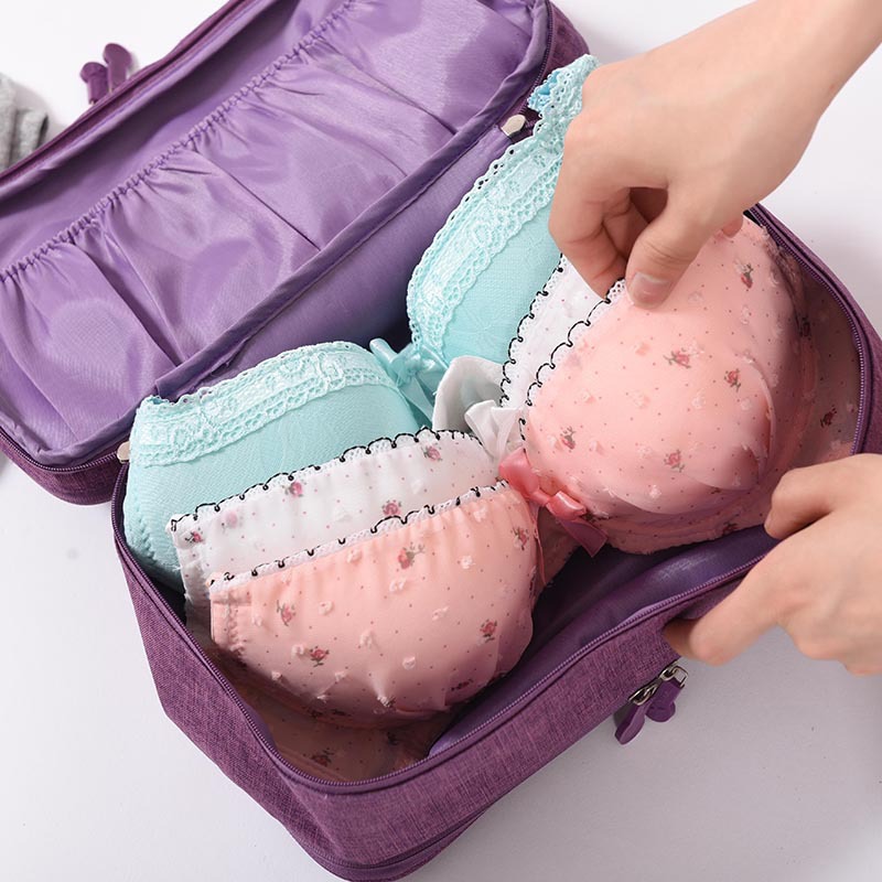 Travel Underwear Storage Bag, Multifunctional Bag, Middle Bag, Waterproof Bra Organizing Bag, Wash Bag, Large Capacity Bra Bag - Image 3