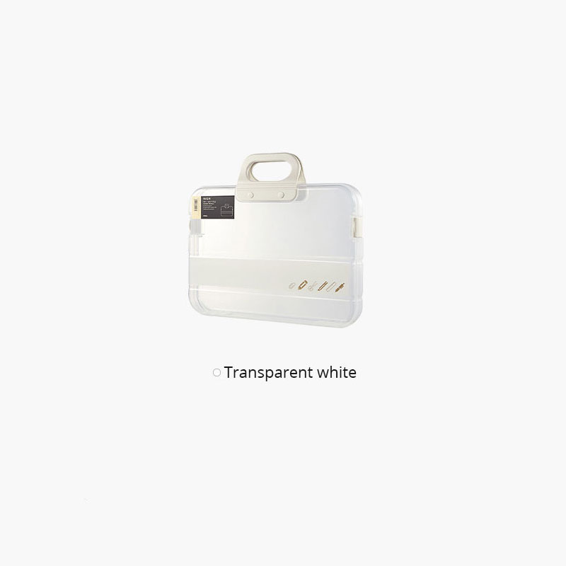 Lock Buckle, Portable Box, Transparent Plastic Material, Stationery Storage and Organization, Portable Buckle, Large Capacity - Image 6