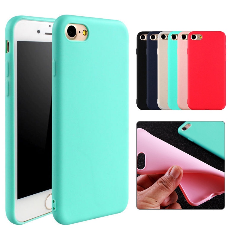 Silicone Matte Case For iPhone 11 Pro Max Case Soft Back Cover For iPhone 11 X 6 6s 7 7 Plus 8 8 Plus Protective Cases - Image 3