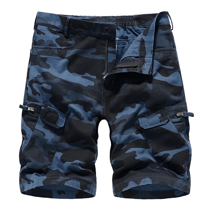 New Mens Workwear Shorts, European and American Camouflage Loose Fitting Oversized Casual Mens Capris - Image 13