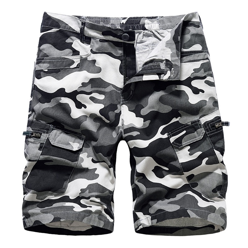 New Mens Workwear Shorts, European and American Camouflage Loose Fitting Oversized Casual Mens Capris - Image 6