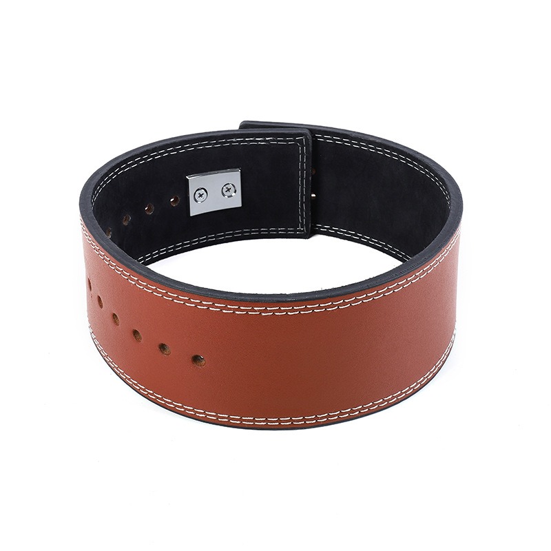 Lever Buckle Fitness Belt, Waist Protection, Deep Squat, Hard Pull, Weight Lifting Exercise, Strength Lifting Belt - Image 3