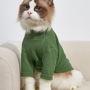 Small Plaid Thin Pet t-Shirt Solid Color Dog Vest Puppy Undershirt Summer Clothes Pet Clothing