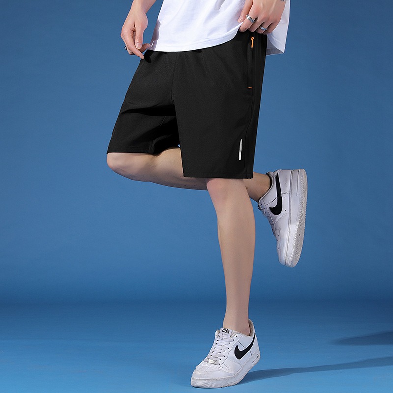 Sports Pants Mens Korean Casual 5 Inch Pants Mens Summer Shorts Solid Color Quick Drying Fashion Mens Oversized Pants - Image 8