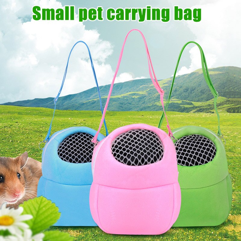 Small Animals Carrier Travel Portable Hanging Bag for Rat Cat Dog Pet Mesh Backpack Pet Supplies Pet Travel Backpack PI669 - Image 3