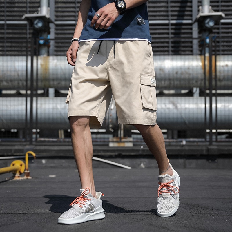 Mens Mens New Summer Shorts Sports Pants Trend Beach Pants Students Cargo Pants - Image 8