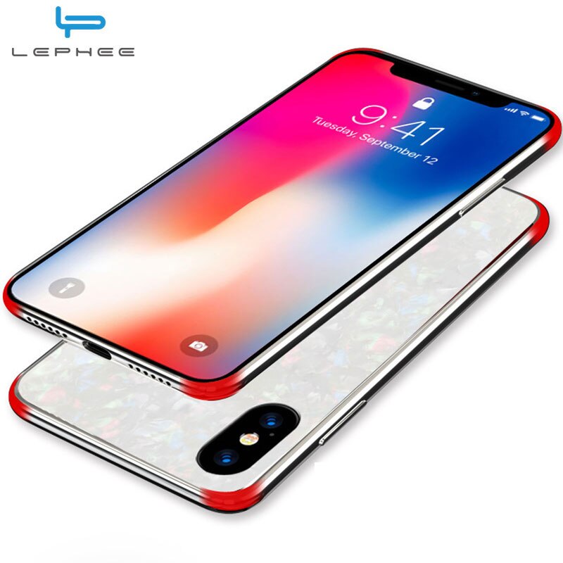 For iPhone 7 Case For iPhone X Case For iPhone XS Max XR 10 6 6s 8 Plus Luxury Conch Shell Shockproof Tempered Glass Phone Case - Image 4