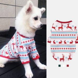 Christma Elk Cute Pet Clothes