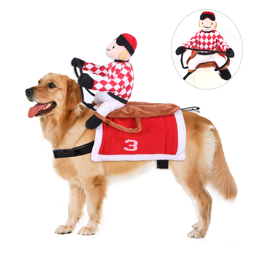 Pet Cowboy Horse Riding Transfiguration Pet Supplies Clothing Cospaly Halloween Dog Clothes - Image 20