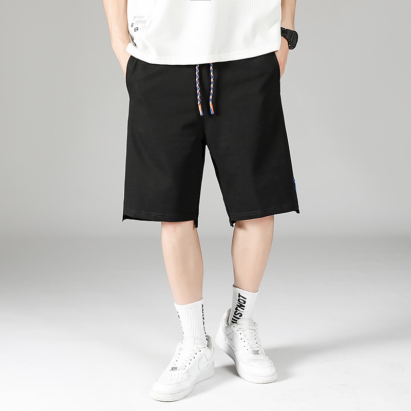 Sports Pants Mens Korean Casual 5 Inch Pants Mens Summer Shorts Solid Color Quick Drying Fashion Mens Oversized Pants - Image 6