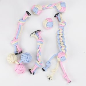 Pet Cotton Knot Toys Combination Biting Molar Dog Toys Pet Toys