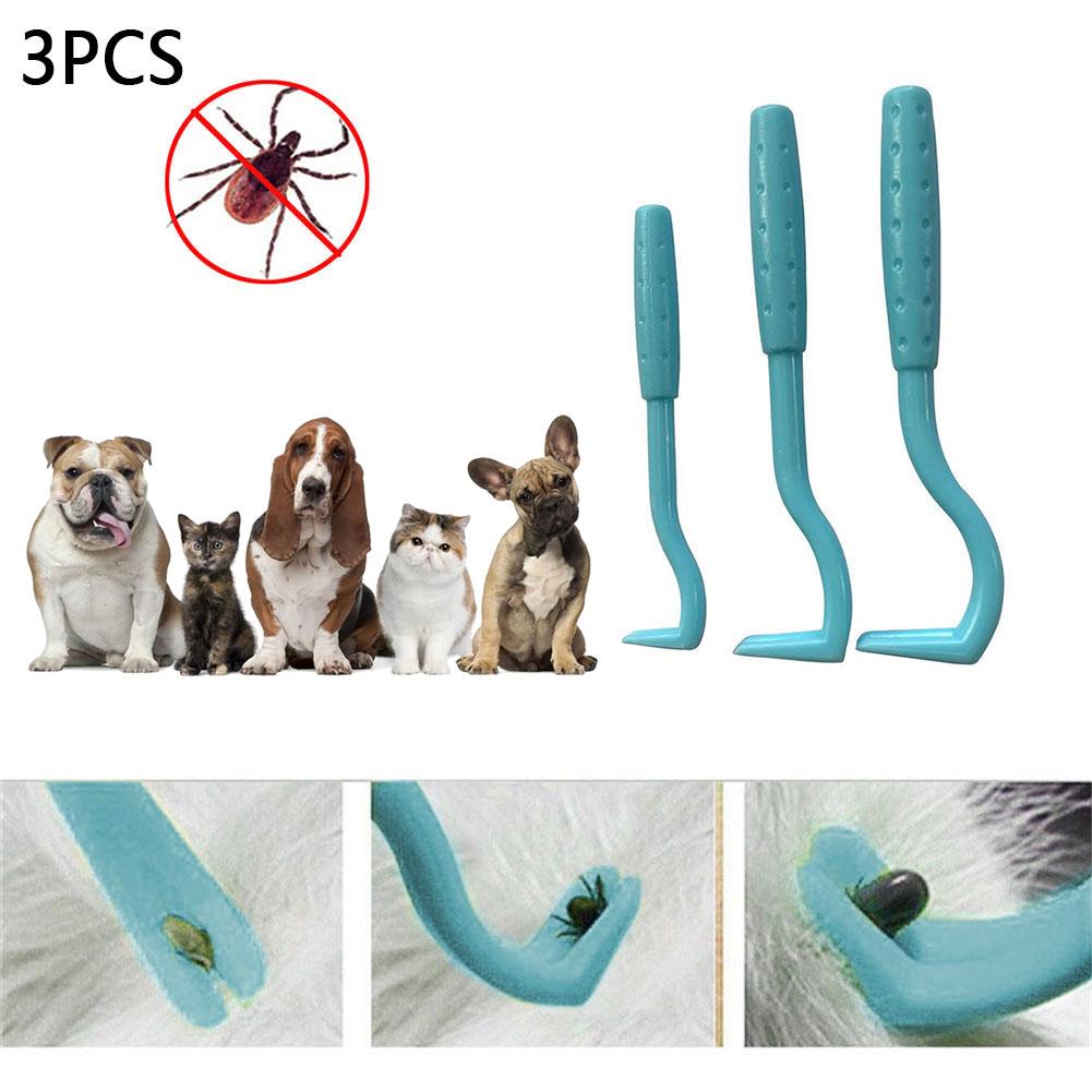 3PCS Pet Flea Remover Tool Scratching Hook Remover Pet Cat Dog Grooming Supplies Tick Picker Flea Removal Tool Pet Comb - Image 8