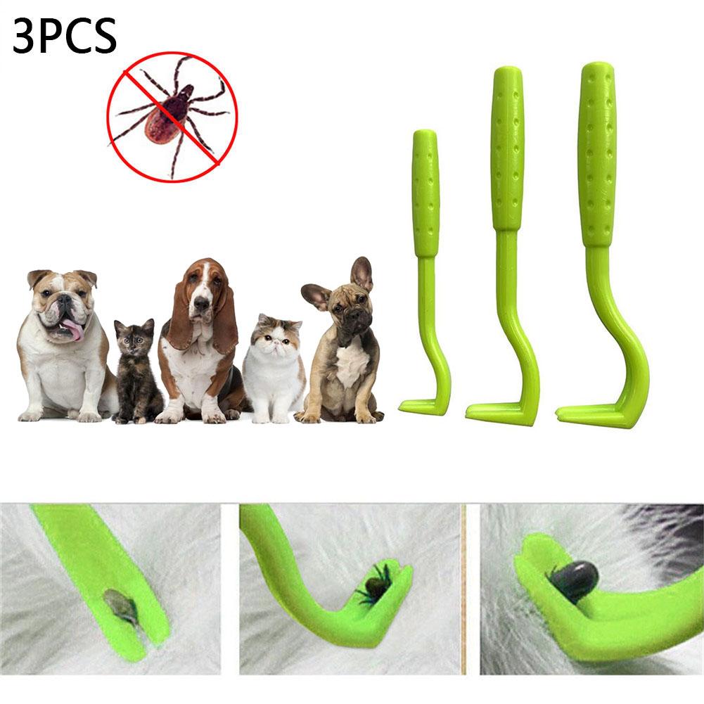 3PCS Pet Flea Remover Tool Scratching Hook Remover Pet Cat Dog Grooming Supplies Tick Picker Flea Removal Tool Pet Comb - Image 7