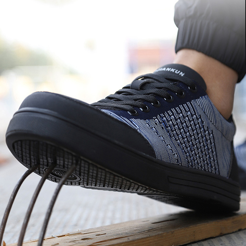 Steel toe Work Shoes Men and Women Anti-smashing Puncture Proof Insulation Industrial Construction Safety Shoes