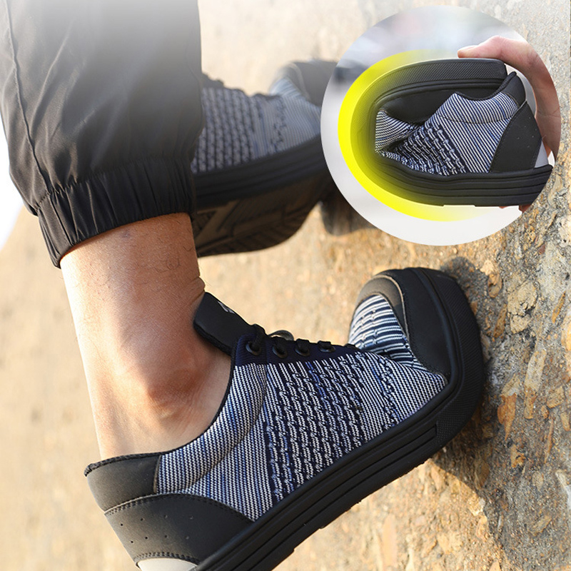 Steel toe Work Shoes Men and Women Anti-smashing Puncture Proof Insulation Industrial Construction Safety Shoes - Image 5
