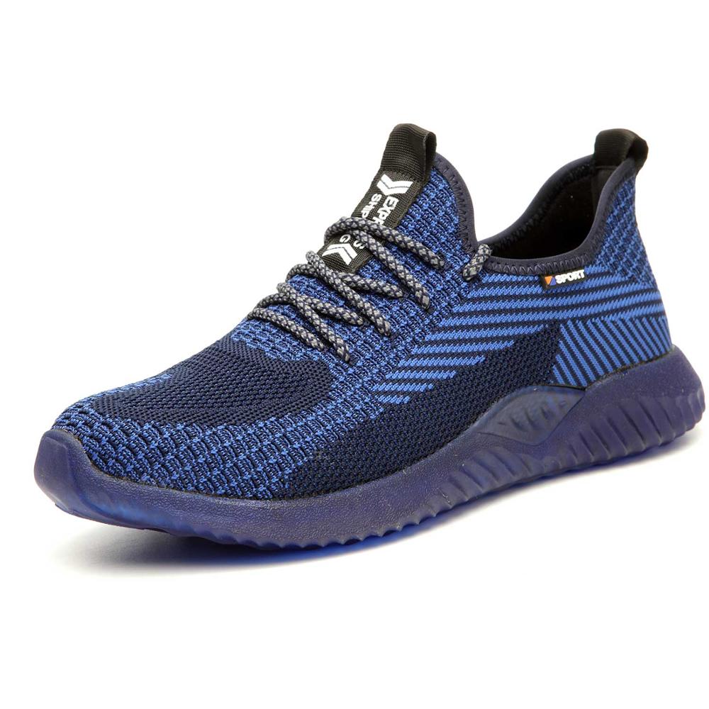 Men Steel Toe Safety Work Shoes Breathable Lightweight Comfortable Industrial Construction Shoes Puncture Proof Antislip - Image 8